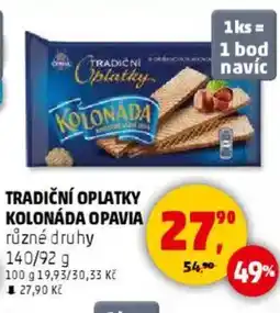 Penny Market Tradiční oplatky kolonáda Opavia nabídka