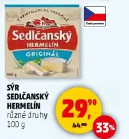 Penny Market Sýr Sedlčanský hermelín nabídka