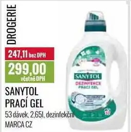 Ratio SANYTOL PRACÍ GEL 53 dávek, 2,65 l nabídka