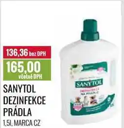 Ratio SANYTOL DEZINFEKCE PRÁDLA 1,5l nabídka