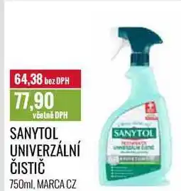 Ratio SANYTOL UNIVERZÁLNÍ ČISTIČ 750ml nabídka