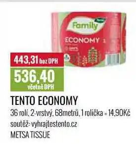 Ratio TENTO ECONOMY 36 rolí nabídka