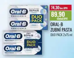 Ratio ORAL-B ZUBNÍ PASTA 2x75 ml nabídka