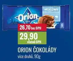Ratio ORION ČOKOLÁDY 90g nabídka
