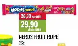 Ratio NERDS FRUIT ROPE 26g nabídka