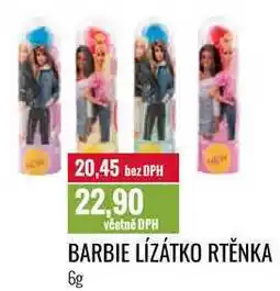 Ratio BARBIE LÍZÁTKO RTĚNKA 6g nabídka