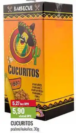 Ratio CUCURITOS pražená kukuřice, 30g nabídka