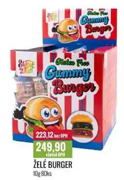 Ratio ŽELÉ BURGER 10g 80ks nabídka