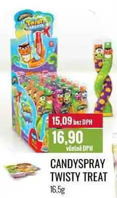 Ratio CANDYSPRAY TWISTY TREAT 16,5g nabídka