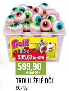 Ratio TROLLI ŽELÉ OČI 60x19g nabídka