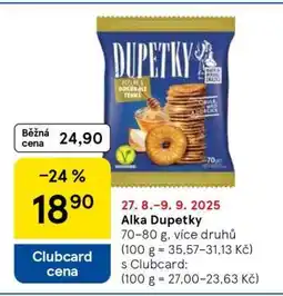 Tesco Alka Dupetky nabídka