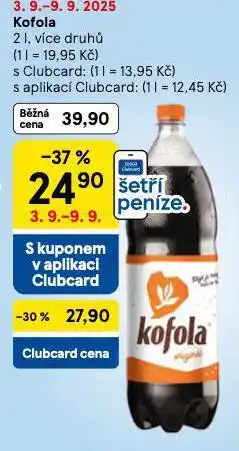 Tesco Kofola nabídka