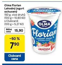 Tesco Olma florian jogurt nabídka