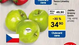 Tesco Jablka granny smith nabídka