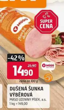Trefa DUŠENÁ ŠUNKA VÝBĚROVÁ 100g nabídka