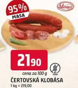 Trefa ČERTOVSKÁ KLOBÁSA 100 g nabídka