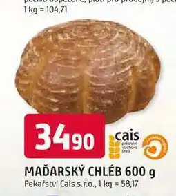 Trefa MAĎARSKÝ CHLÉB 600 g nabídka