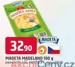 Trefa MADETA MADELAND 100 g plátky, 45% tuku nabídka