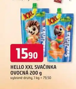 Trefa HELLO XXL SVAČINKA OVOCNÁ 200 g nabídka