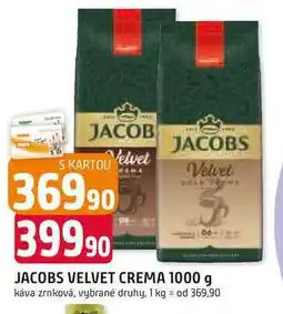 Trefa JACOBS VELVET CREMA 1000 g nabídka