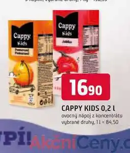 Trefa Cappy nápoj 200ml v krabičce nabídka