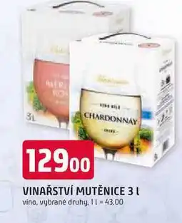 Trefa VINAŘSTVÍ MUTĚNICE 3 L víno nabídka
