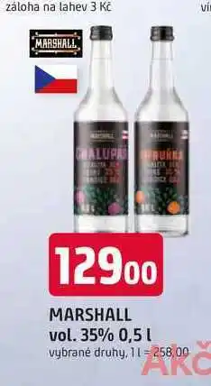 Trefa MARSHALL vol. 35% 0,5l nabídka