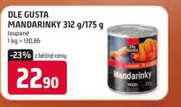 Trefa DLE GUSTA MANDARINKY 312 g/175 g nabídka