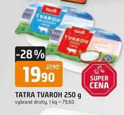 Trefa TATRA TVAROH 250 g nabídka