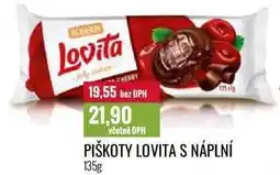 Ratio PIŠKOTY LOVITA S NÁPLNÍ 135g nabídka