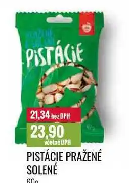 Ratio PISTÁCIE PRAŽENÉ SOLENÉ 60g nabídka