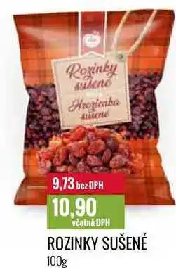 Ratio ROZINKY SUŠENÉ 100g nabídka