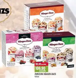 Ratio ZMRZLINA HÄAGEN-DAZS 4x95ml nabídka