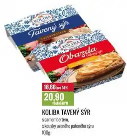 Ratio KOLIBA TAVENÝ SÝR 100g nabídka