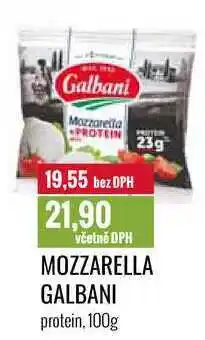 Ratio MOZZARELLA GALBANI protein, 100g nabídka