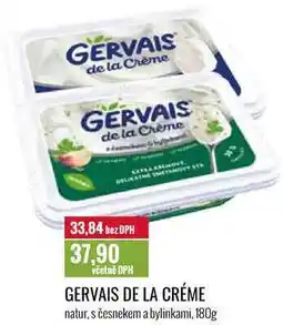 Ratio GERVAIS DE LA CRÉME 180g nabídka