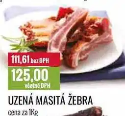 Ratio UZENÁ MASITÁ ŽEBRA cena za 1Kg nabídka