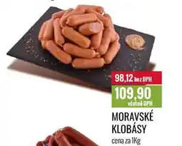 Ratio MORAVSKÉ KLOBÁSY cena za 1Kg nabídka