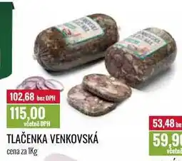 Ratio TLAČENKA VENKOVSKÁ cena za 1Kg nabídka
