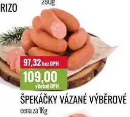 Ratio ŠPEKÁČKY VÁZANÉ VÝBĚROVÉ cena za 1Kg nabídka