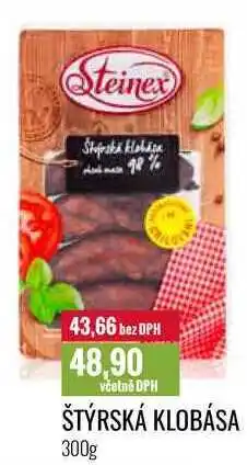 Ratio ŠTÝRSKÁ KLOBÁSA 300g nabídka
