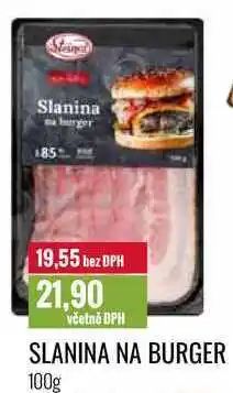 Ratio SLANINA NA BURGER 100g nabídka