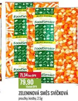 Ratio ZELENINOVÁ SMĚS SVÍČKOVÁ proužky, kostky, 2,5kg nabídka