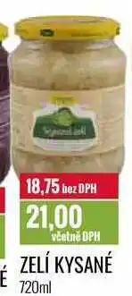 Ratio ZELÍ KYSANÉ 720ml nabídka