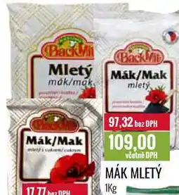 Ratio MÁK MLETÝ 1Kg nabídka