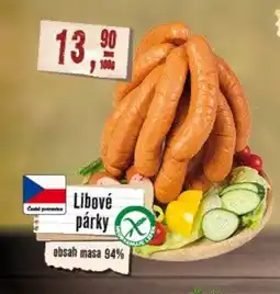 Maso Třebovle Libové párky nabídka