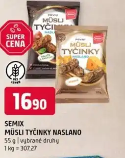 Terno Semix müsli tyčinky naslano nabídka