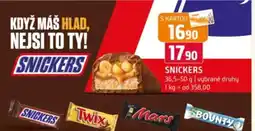 Terno Snickers nabídka