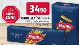 Terno Barilla těstoviny nabídka
