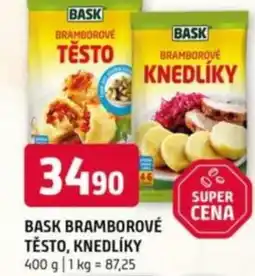 Terno Bask bramborové těsto, knedlíky nabídka